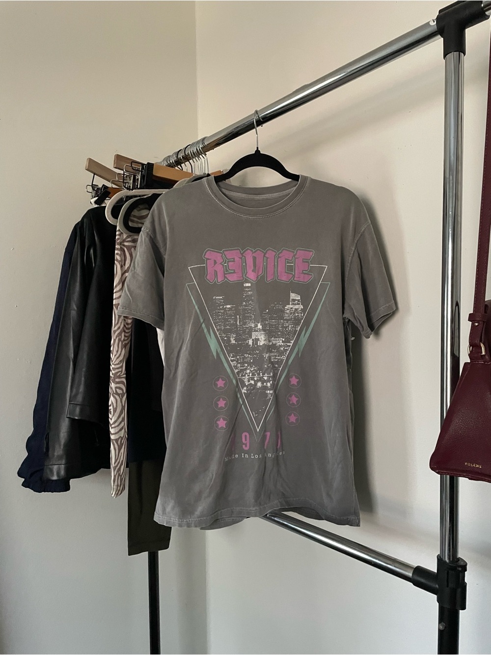 3/$15 REVICE Gray Graphic Tee